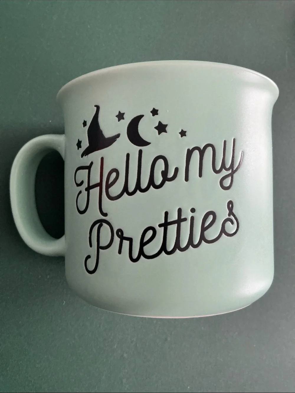Cobwebs & Cauldrons Halloween 20oz Coffee Tea Soup Mug Witch Hello My Pretties